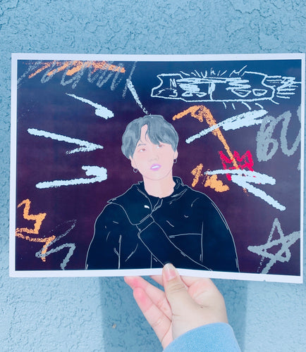 Shadow Yoongi Print