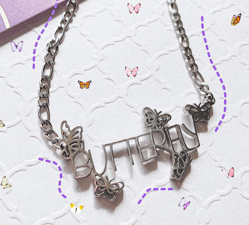 [JEWERLY] Butterfly necklace